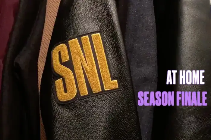 A photo of SNL season finale promo